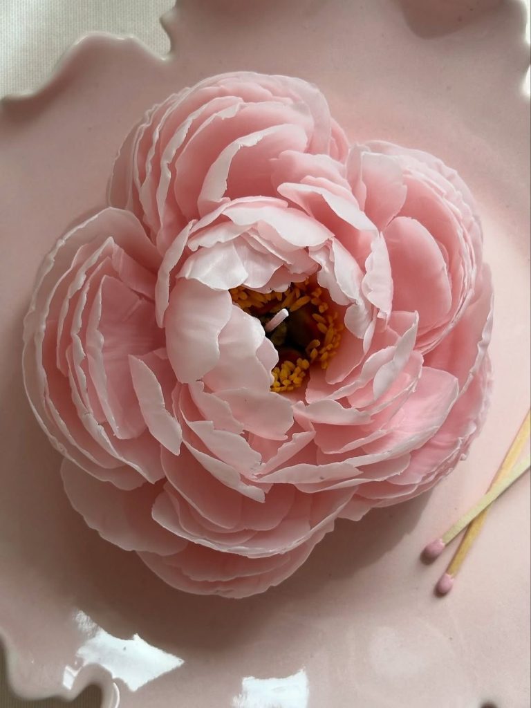 Handmade Flower Candle