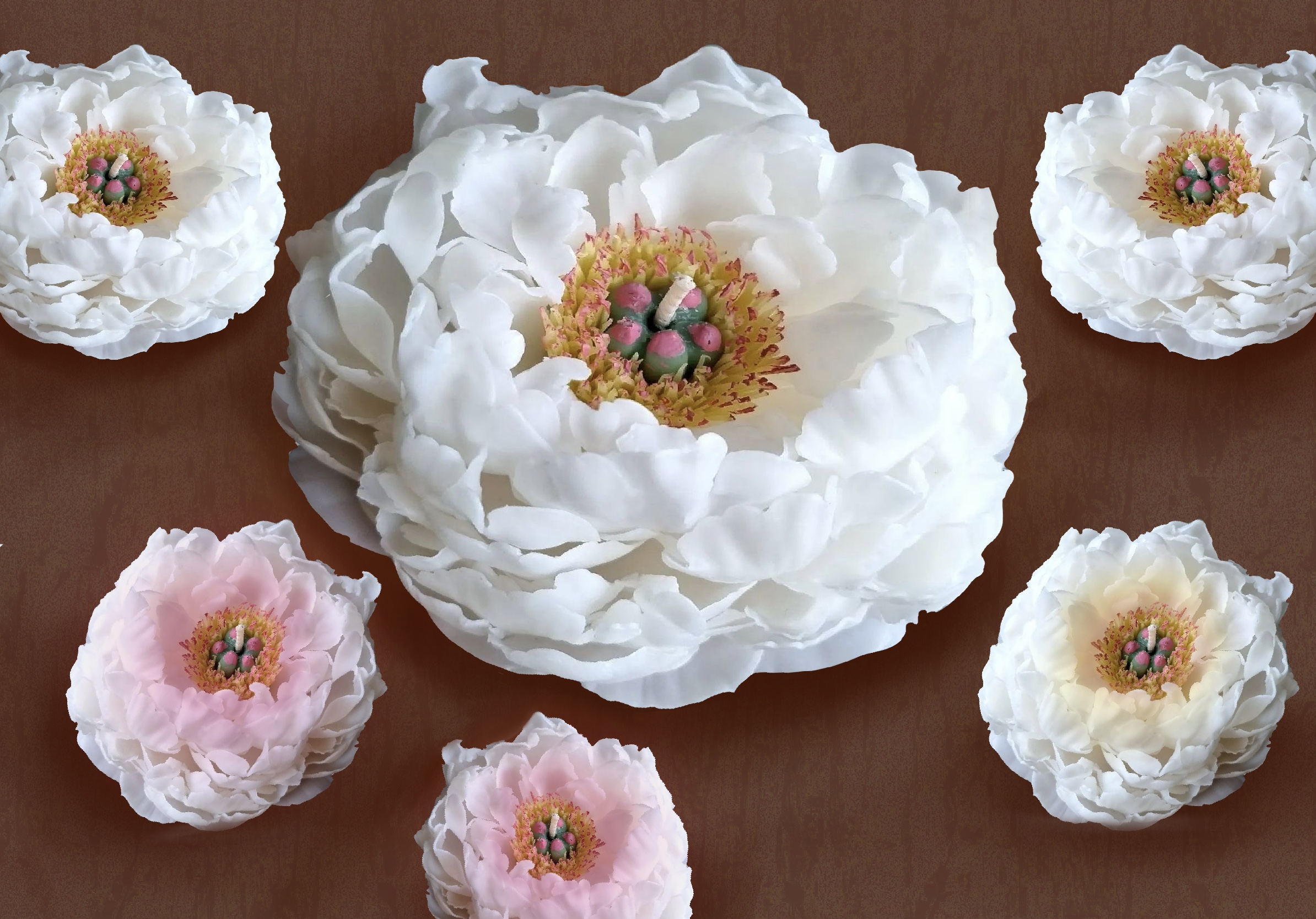 Handmade Flower Candle